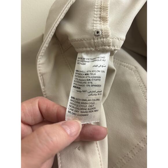 Chico’s Off White Dress Pants Trousers Straight Leg Size 14R - Picture 6 of 12